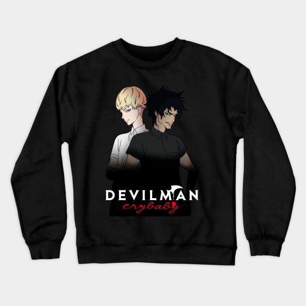 Devilman Crybaby Crewneck Sweatshirt by TobiGL